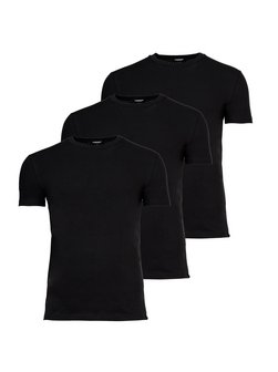 Artikelbild Herren T-Shirt 3er Pack von Dsquared in schwarz uni