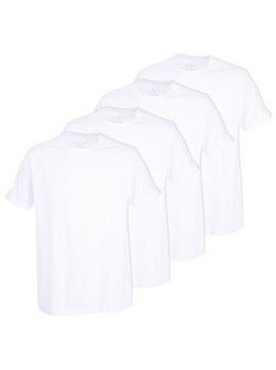 Artikelbild Herren T-Shirt 4er Pack von Tom Tailor in weiß uni