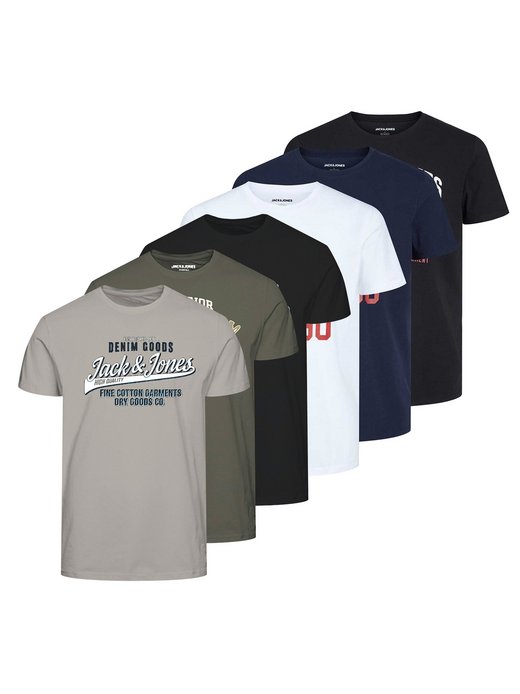 Herren T-Shirt 6er Pack
