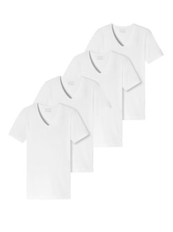 Artikelbild Herren T-Shirt  -  95/5 von Schiesser in weiß uni