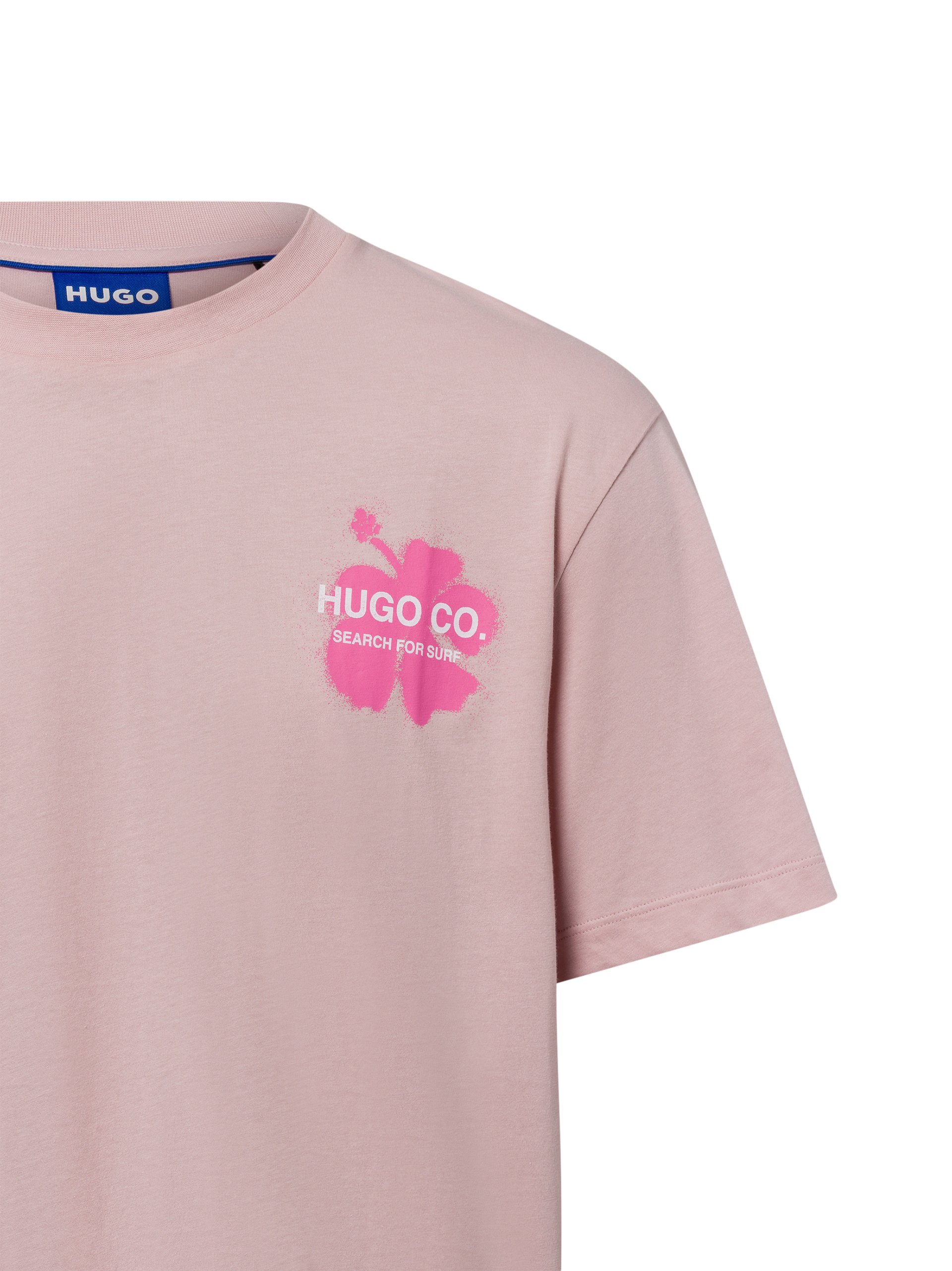 Gildan T-Shirt Uomo Ultra Cotton 170g – Azzurro/Rosa Sicurezza Taglia L – 100% Cotone Prelavato
