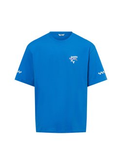 Artikelbild Herren T-Shirt - RRJordan Tee von Redefined Rebel in blau weiß bedruckt