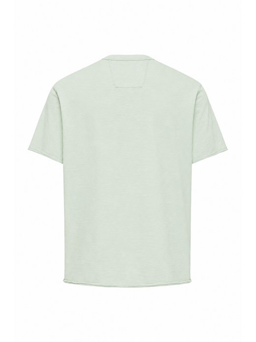 Herren T-Shirt - Slub Jersey Raw Edge