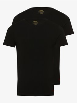 Artikelbild Herren T-Shirt im 2er-Pack von Polo Ralph Lauren in schwarz uni