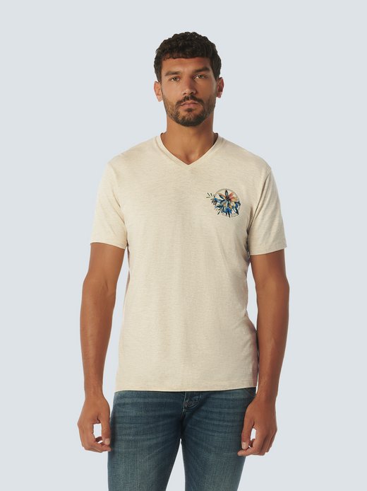 Herren T-Shirt mit V-Ausschnitt