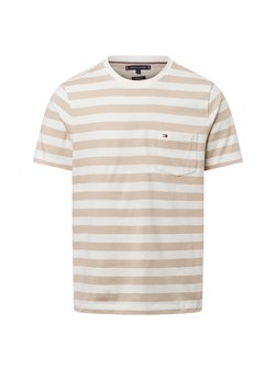 Artikelbild Herren T-Shirt von Tommy Hilfiger in melange beige gestreift