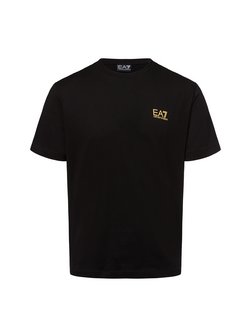 Artikelbild Herren T-Shirt von EA7 Emporio Armani in schwarz gold bedruckt
