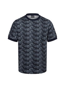 Artikelbild Herren T-Shirt von EA7 Emporio Armani in schwarz gemustert