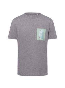 Artikelbild Herren T-Shirt von Tom Tailor Denim in grau weiß gestreift