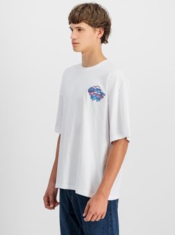 Artikelbild Herren T-Shirt von Alpha Industries in weiß bedruckt