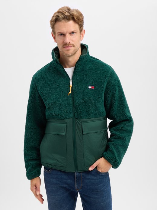 Herren Teddyfelljacke