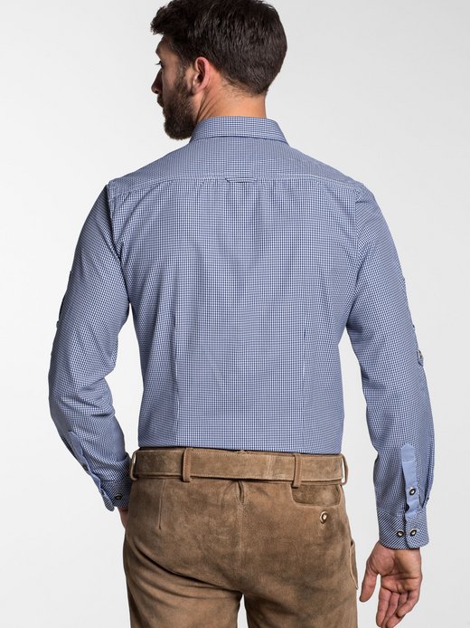 Herren Trachtenhemd - Dorf Langarm