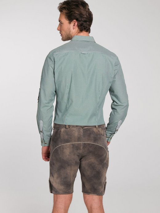 Herren Trachtenhemd - Dorf Langarm