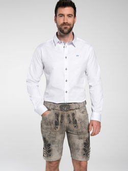 Artikelbild Herren Trachtenhemden - Frisco von Spieth & Wenksy in blau uni
