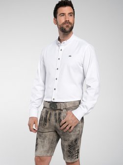 Artikelbild Herren Trachtenhemden - Trachtenhemd "Folker" von Spieth & Wenksy in blau uni
