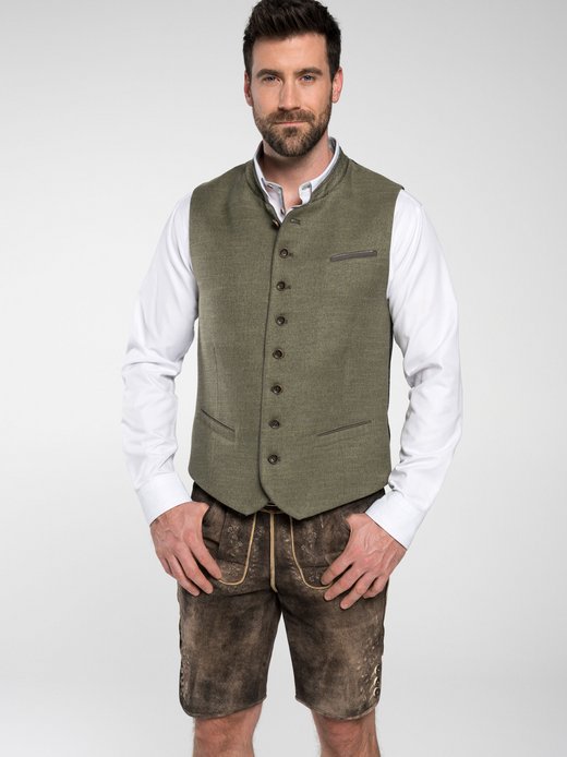 Herren Trachtenwesten - Feder