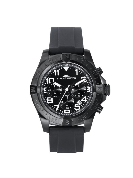 Herren Uhr  -  The Black Chrono