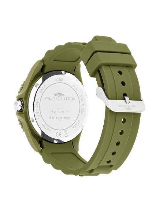 Herren Uhr  -  The Black Silicone