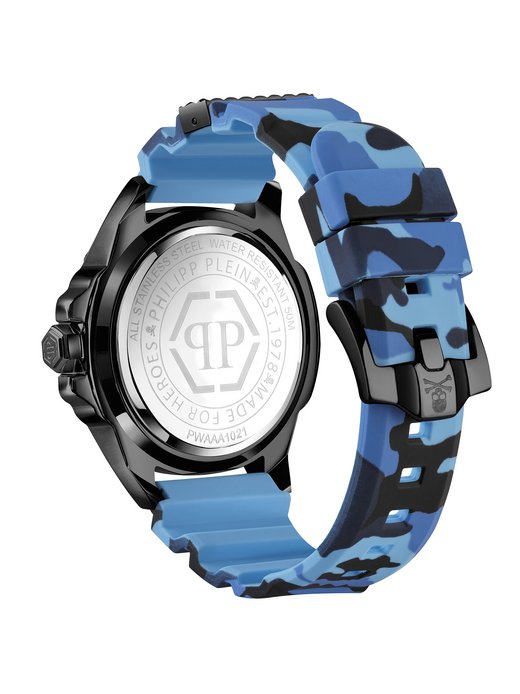 Herren Uhr  -  The Blue Camouflage