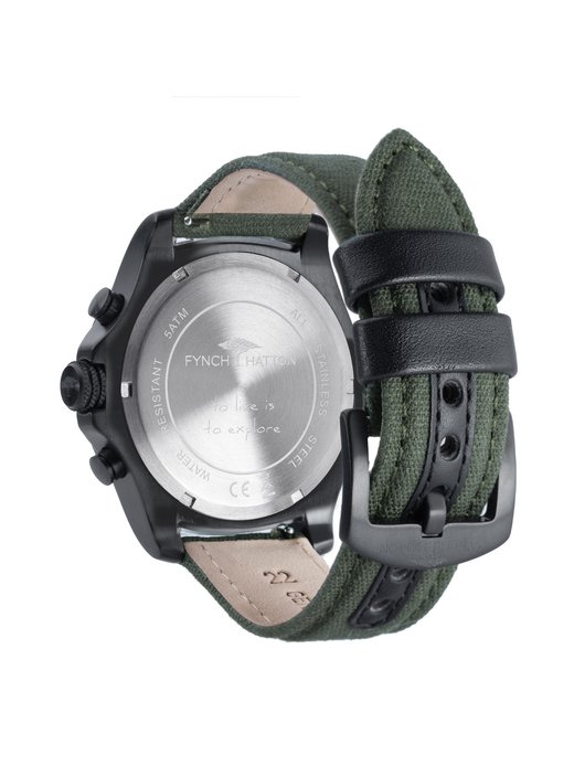 Herren Uhr  -  The Leather Chrono