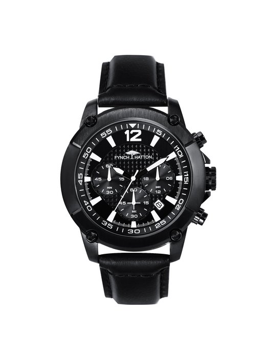 Herren Uhr  -  The Leather Chrono