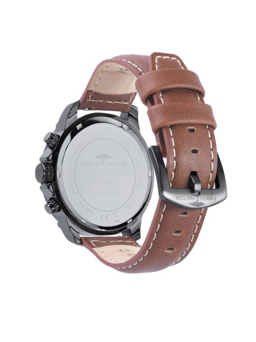 Herren Uhr  -  The Leather Chrono