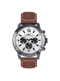 Herren Uhr  -  The Leather Chrono