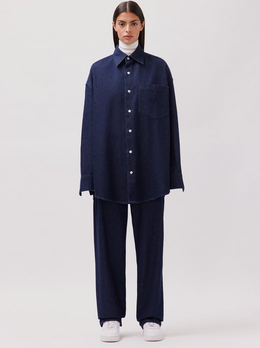 Herren Unisex Hemd - Unisex - Oversized Fit