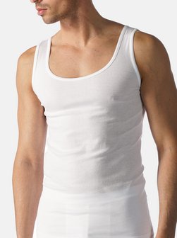 Artikelbild Herren Unterhemd - Casual Cotton von Mey in weiß uni