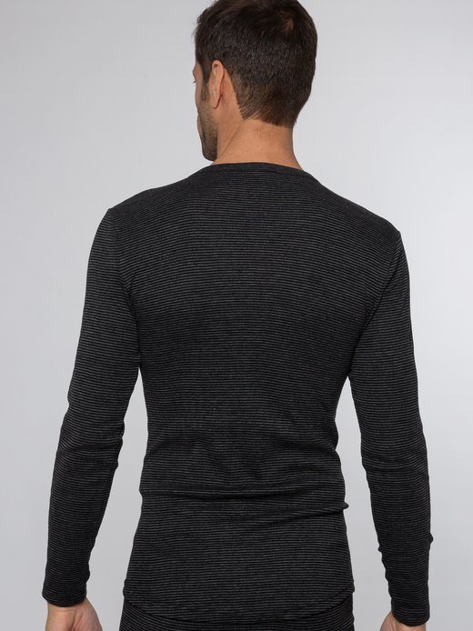 Herren Unterhemd Jeans Feinripp