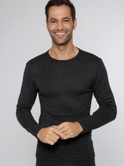 Herren Unterhemd Jeans Feinripp