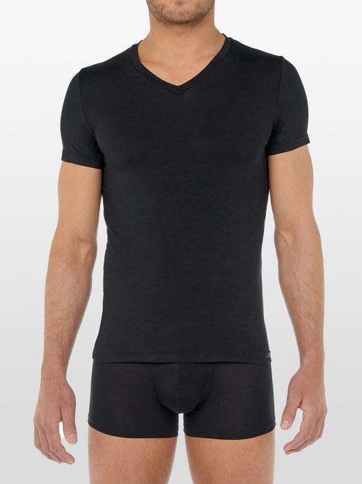 Herren V-Shirt  -  Tencel Soft