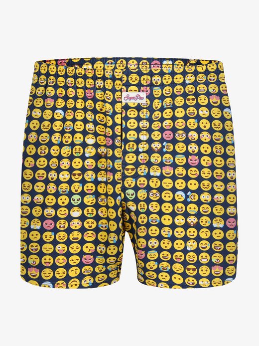 Herren Vintage-Boxershorts  -  Emoticon