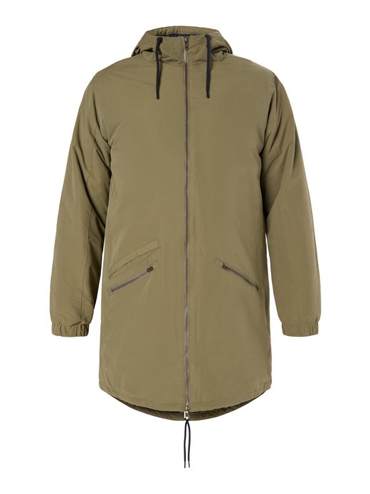 Herren Wattierter Parka