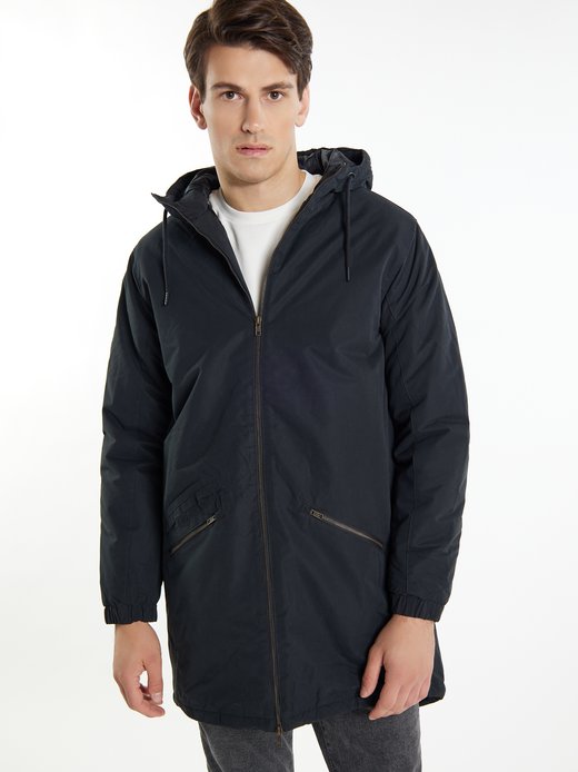 Herren Wattierter Parka