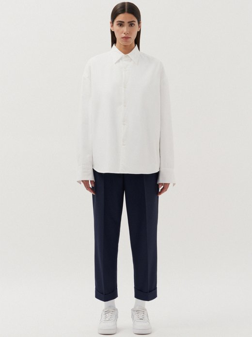 Herren Wattiertes Hemd - Oversized Fit