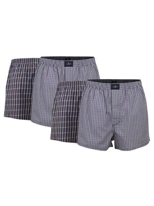 Herren Web-Boxershorts 4er Pack