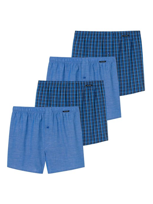 Herren Web-Boxershorts 4er Pack