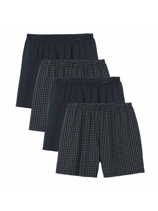 Herren Web-Boxershorts 4er Pack