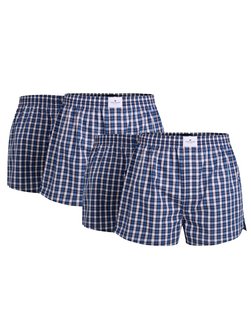 Artikelbild Herren Web-Boxershorts 4er Pack von Tom Tailor in blau kariert