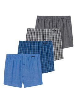Herren Web-Boxershorts 4er Pack