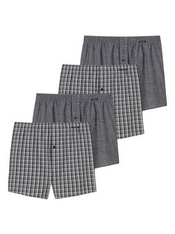 Herren Web-Boxershorts 4er Pack