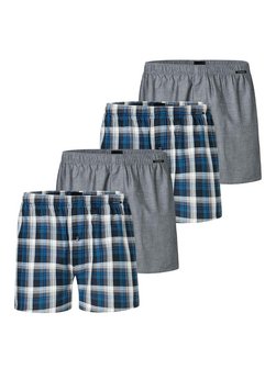 Herren Web-Boxershorts 4er Pack