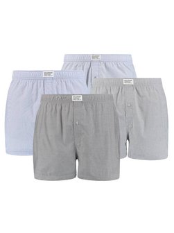 Herren Web-Boxershorts 4er Pack