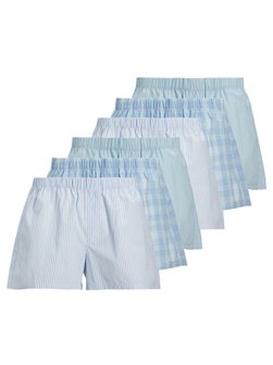 Herren Web-Boxershorts 6er Pack