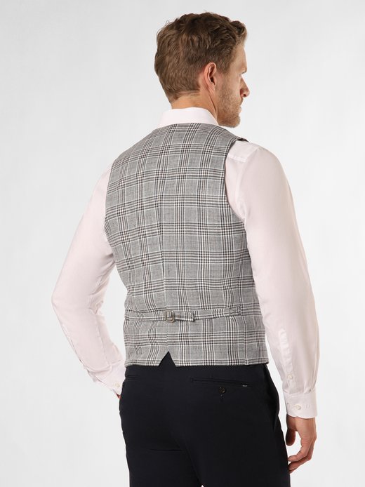 Herren Weste mit Leinen-Anteil