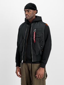 Artikelbild Herren Weste von Alpha Industries in schwarz uni