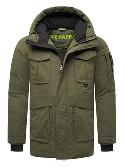 Artikelbild Herren Winterjacke - Edriik XX von STONE HARBOUR in oliv uni