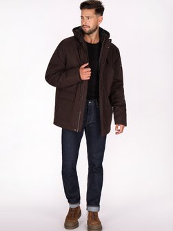 Artikelbild Herren Winterjacke von Dreimaster in braun uni