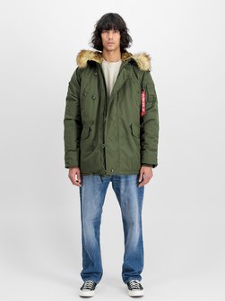 Artikelbild Herren Winterjacke von Alpha Industries in grün uni